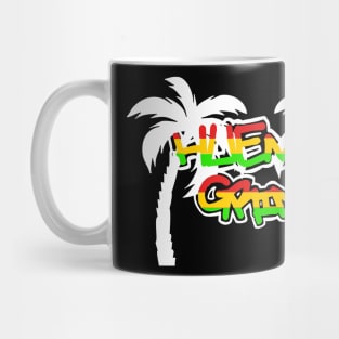 Huemon Grind Rasta Palms Mug